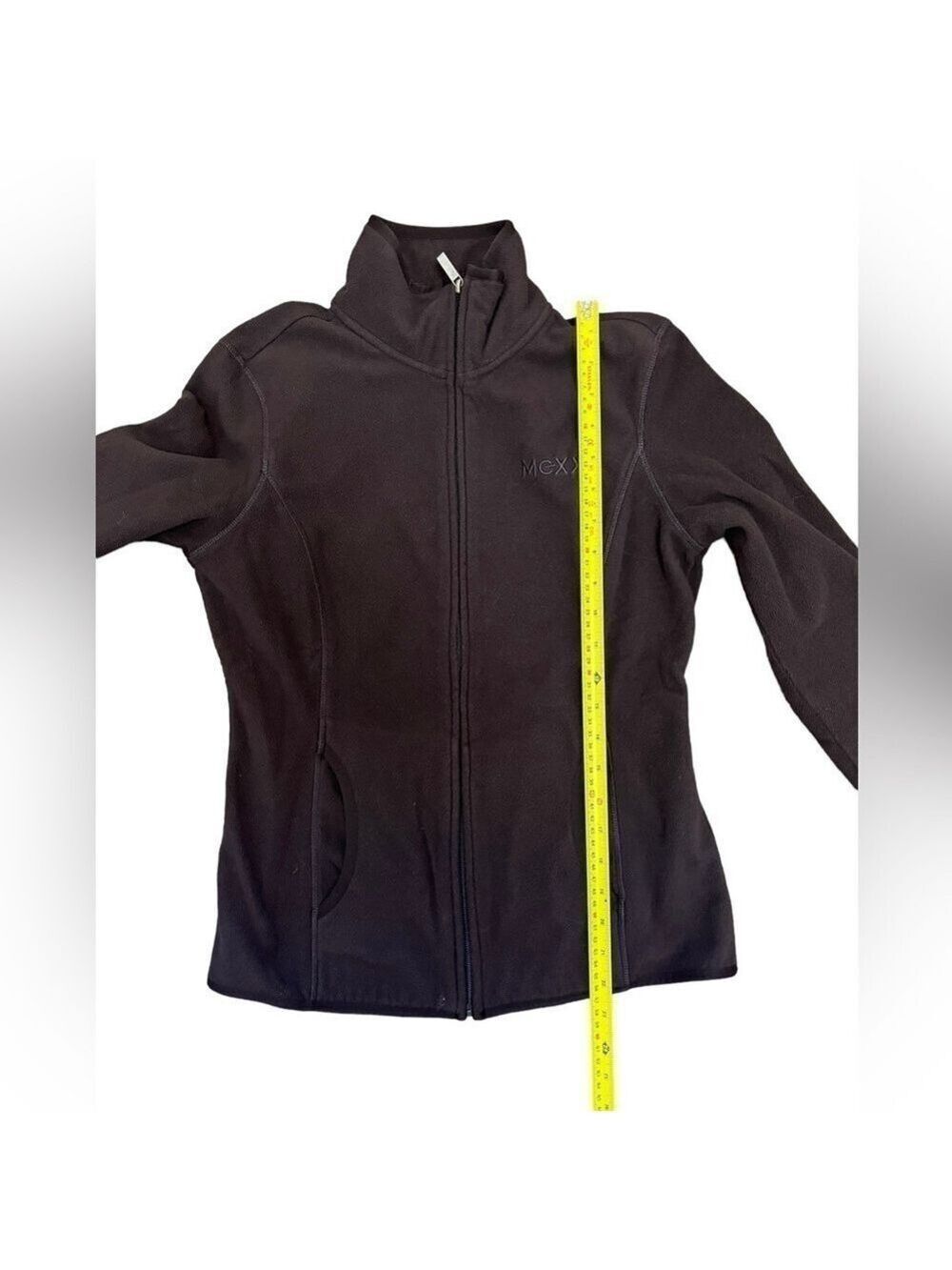 Mexx Full Zip Maroon Fleece Jacket - Picture 5 of 6